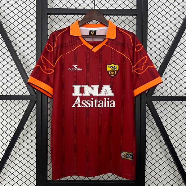 Tailandia Camiseta Roma Replica Primera Ropa Retro 1999-2000